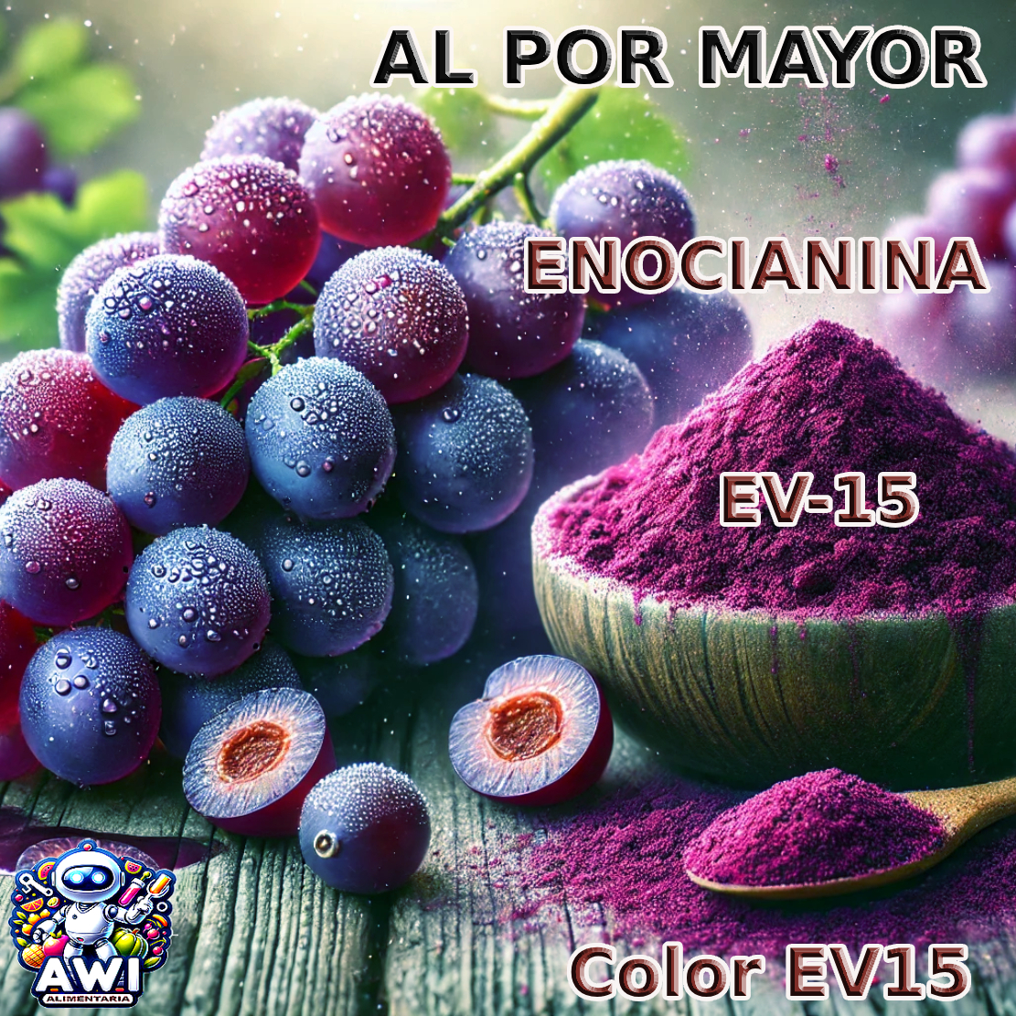 Colorante Natural Extracto Uva Tinta, Enocianina EV-15