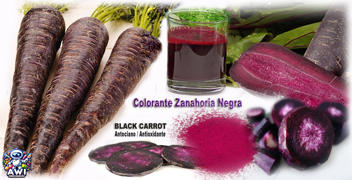 COLORANTE NATURAL ZANAHORIA NEGRA (Black Carrot)