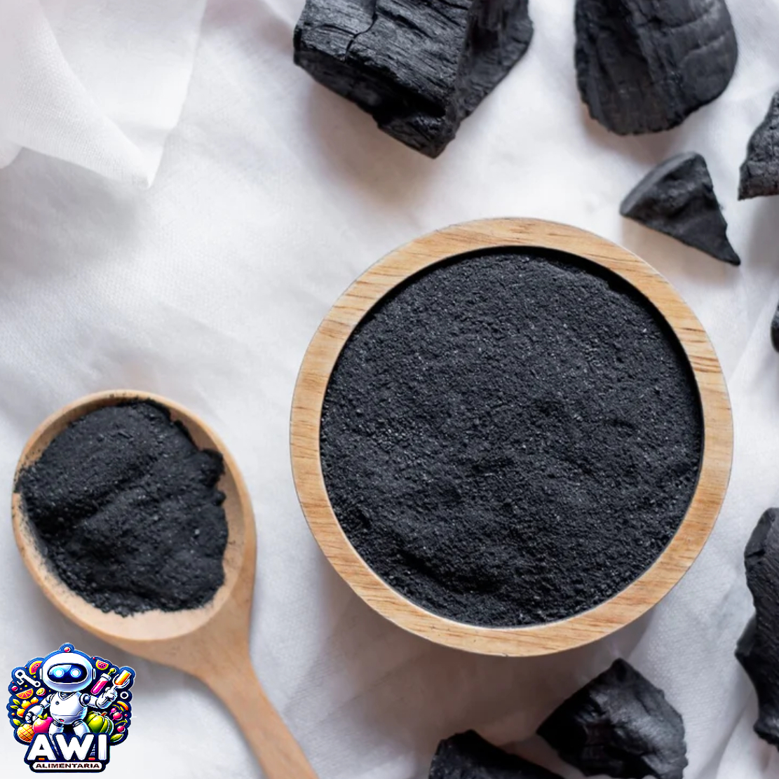 COLORANTE NATURAL NEGRO CARBON VEGETAL